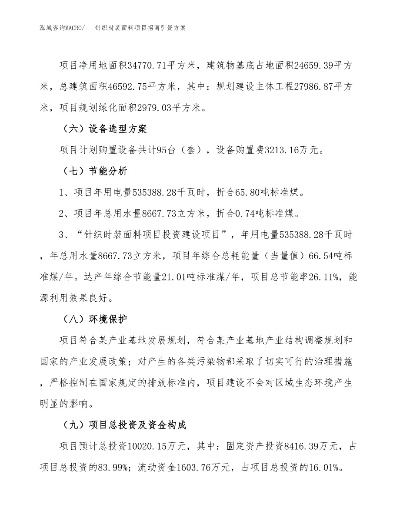 赣州针纺织品百货批发零售招商引资项目报告