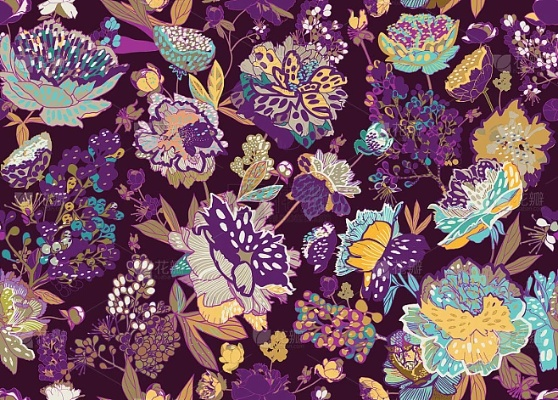 The Art of Textile Design Splitting Flowers