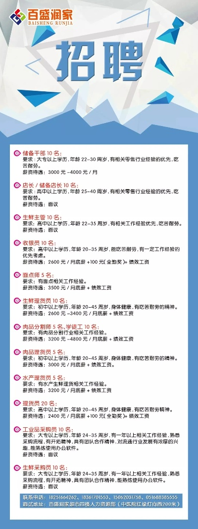 大地纺织品公司招聘启事