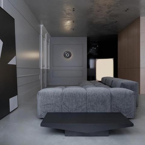 The Beauty of Textile Back Gray Wall Cloth