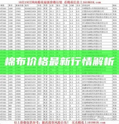 璧山纺织品批发价格概览
