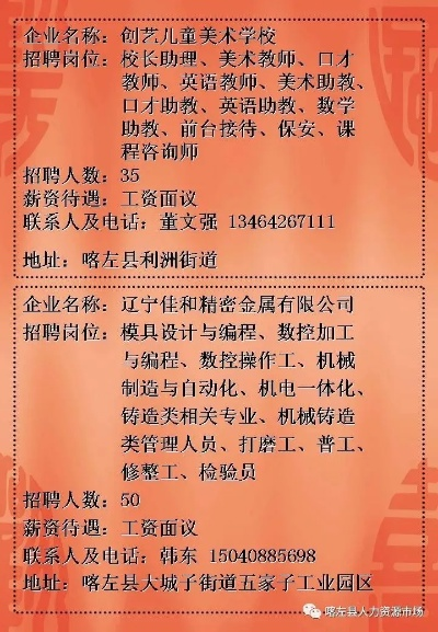 文登纺织品招工信息汇总