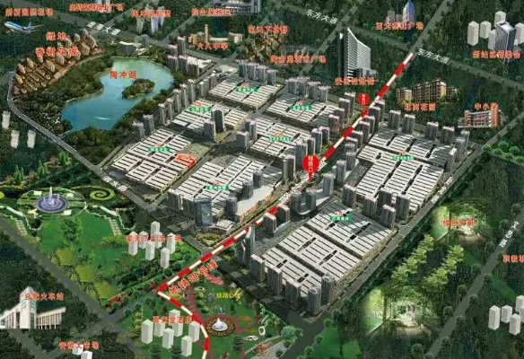建安区纺织品批发市场示意图