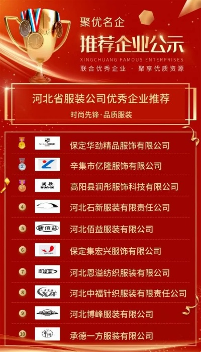 河北纺织品牌排行前十名