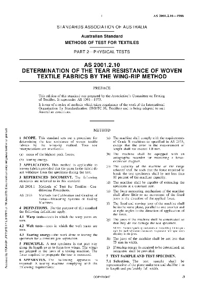 Textile Tear Proportion Testing Standards and Recommended Practices