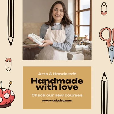 Textile Handcrafted Apparel Portraits