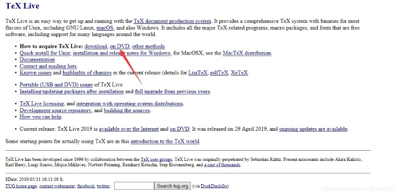 Latex Format:
