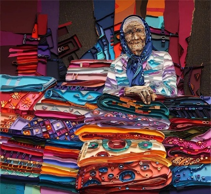 The Art of Styling Textiles at a Marketplace