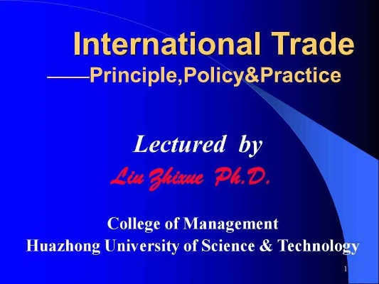 The Profitability of International Textile Trade