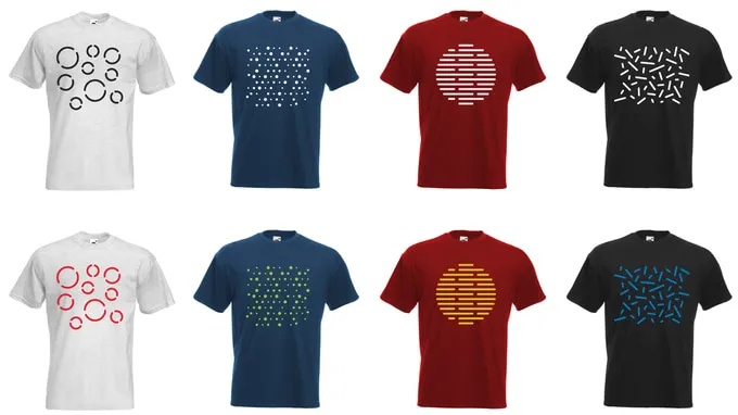 Unique T-shirt Design with Textile Paints