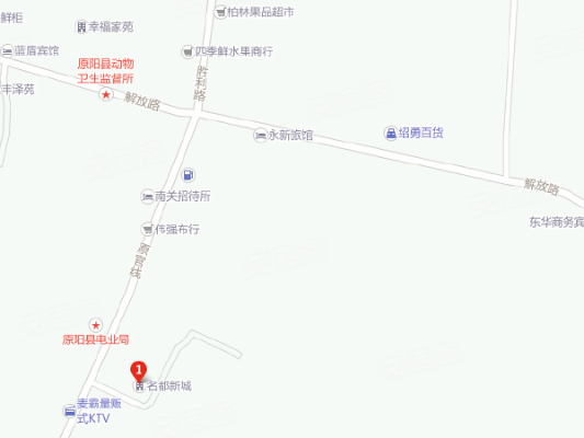 原阳县纺织品批发市场的地理位置