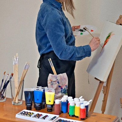 The Art of Paint with Marys Fabric-based Inks
