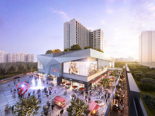 北部商贸城纺织品批发市场的贸易盛景