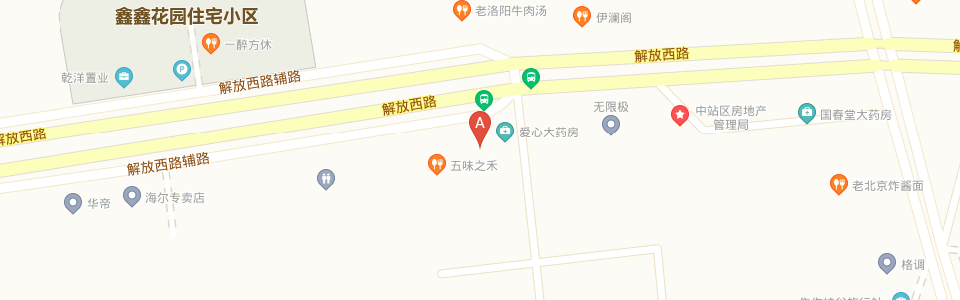 焦作市纺织品批发市场的地理位置