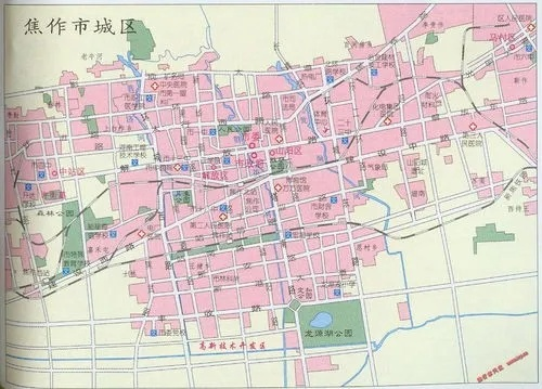 焦作市纺织品批发市场的地理位置