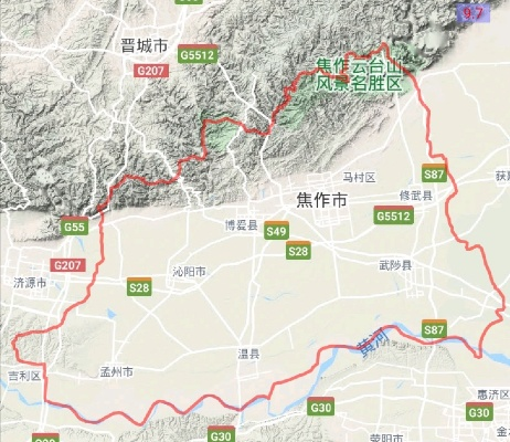 焦作市纺织品批发市场的地理位置