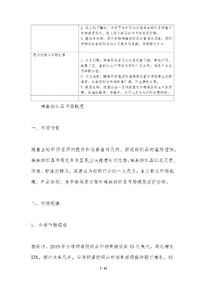 做纺织品生意的人，市场洞察与案例分析