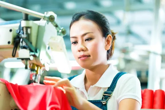 The Beauty of Textile Factory Women