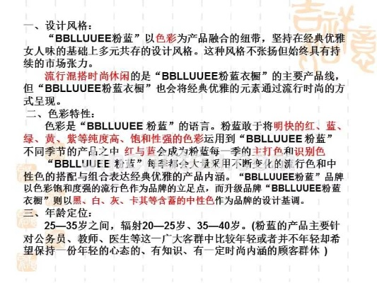 纺织品行业品牌策划书模板