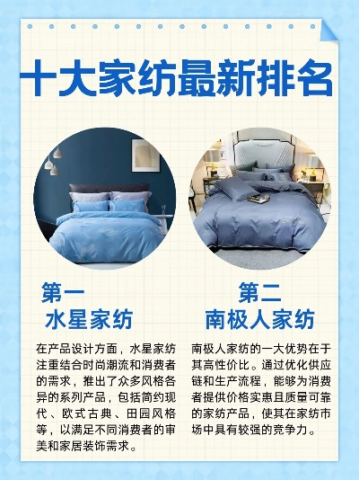 家用纺织品名字大全与案例分析
