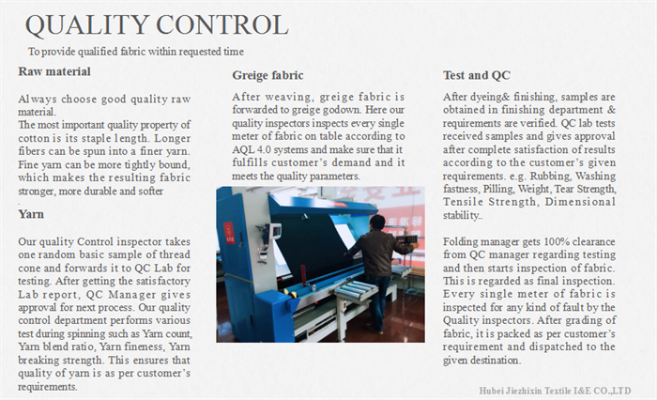 The Art of Quality Control in Textiles