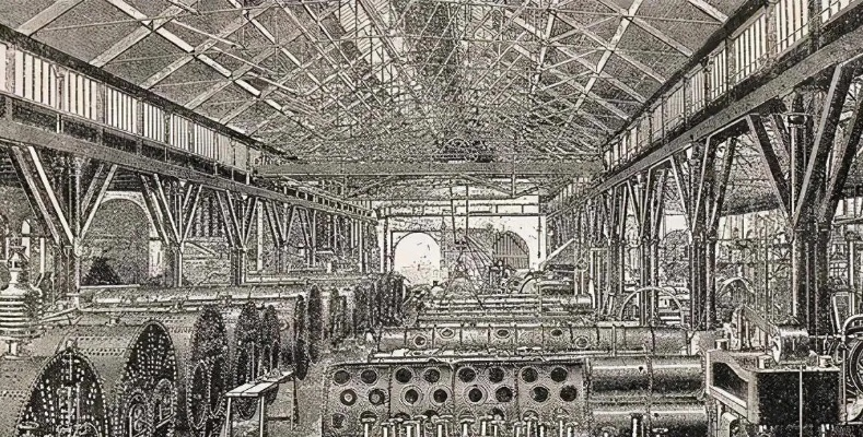 The Ancient Textile Factory in the前期工业革命