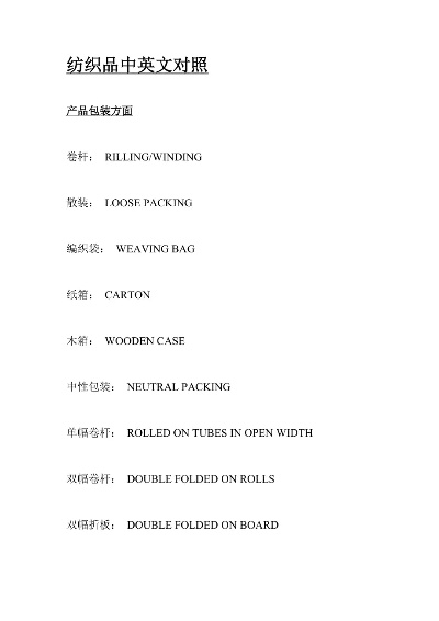 How to View the纺织品类明细