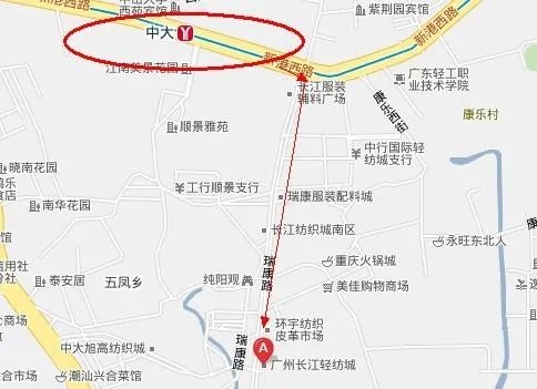 广州纺织品批发市场区域分布