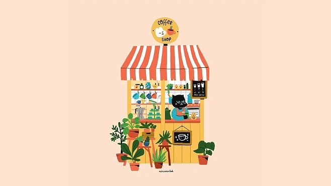 The Charm of Hongqiao Districts Cartoon Textile Creation Shop