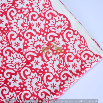 The Colorful Canvas of Nantongs Red Mandarin Peony Textiles