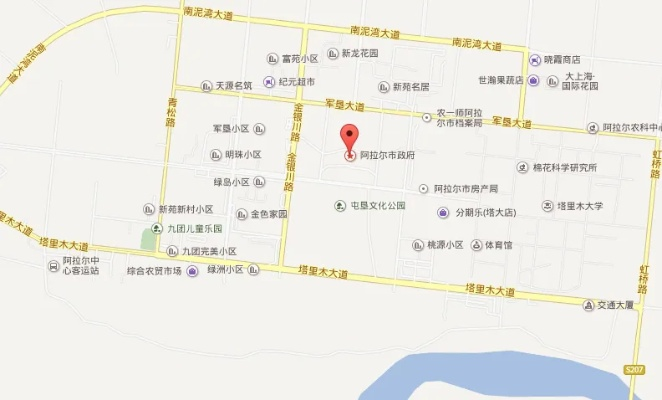 阿拉尔纺织品批发市场的地理位置与特色