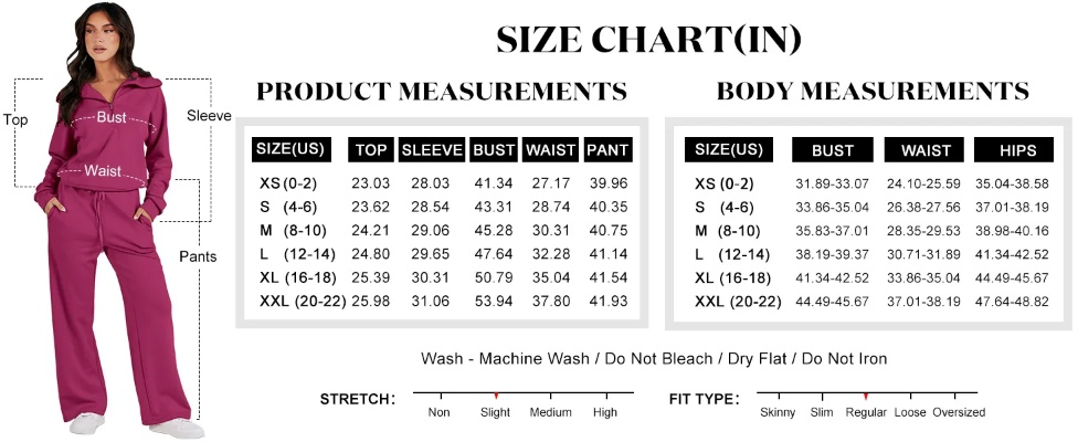 Comprehensive Guide to Textile Size Chart