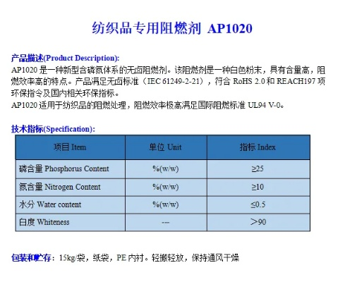 纺织品阻燃剂原理与应用案例分析