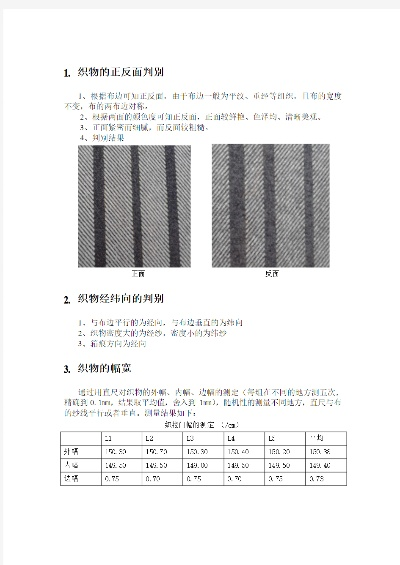电子纺织品测量实验报告