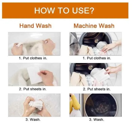 How to Wash and Detergent Stains on Textiles