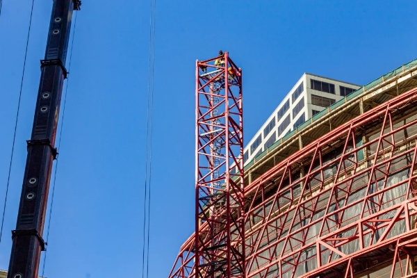 The Beauty of Textile Factory Tower Crane