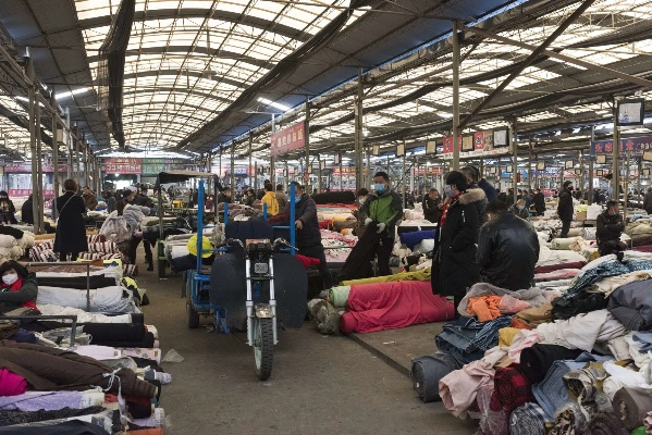 金山区韩国针纺织品批发市场探访
