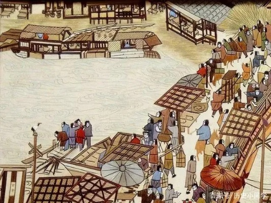 四川古代纺织品批发城的贸易盛景