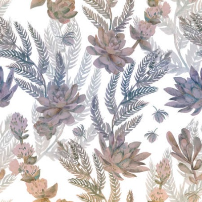 The Art of Textile Patterning in Watercolor Illustrations