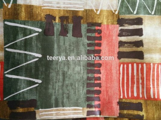 The Art of Textile Painting at a Textile Factory