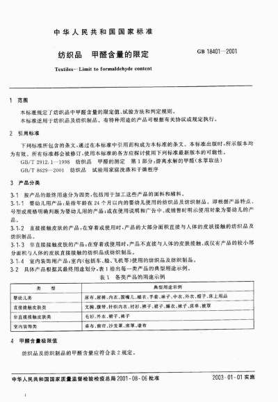 甲醛测定国标纺织品指南